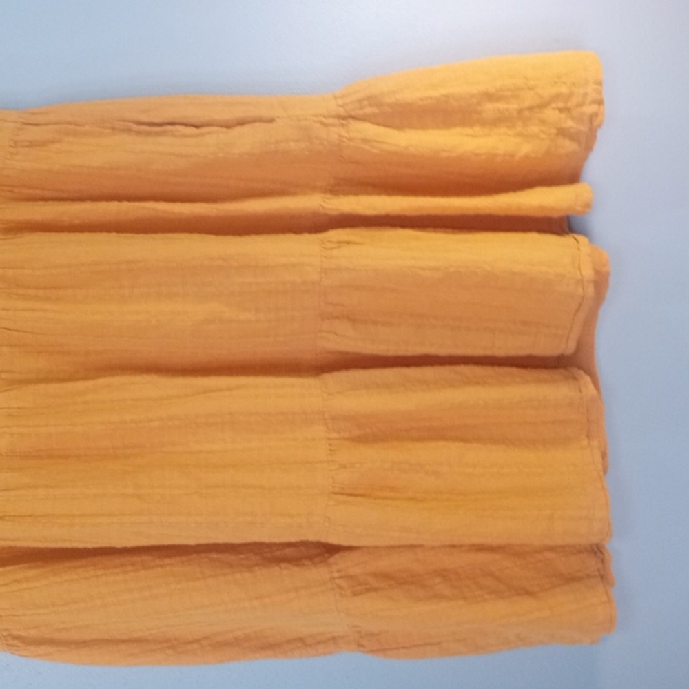 Knox Rose Women's Orange V-Neck Midi Dress Size XL - Picture 5 of 9